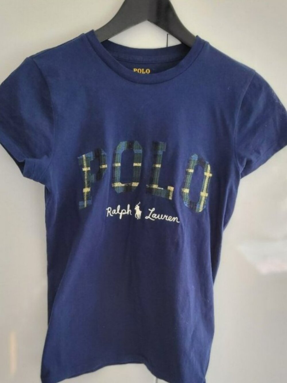 Polo Ralph Lauren 100% Cotton Preppy T-shirt Blue Size XS
